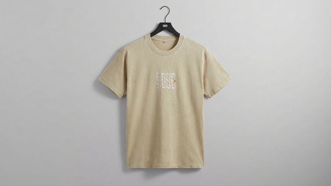 Beige DOSE t- shirt printed
