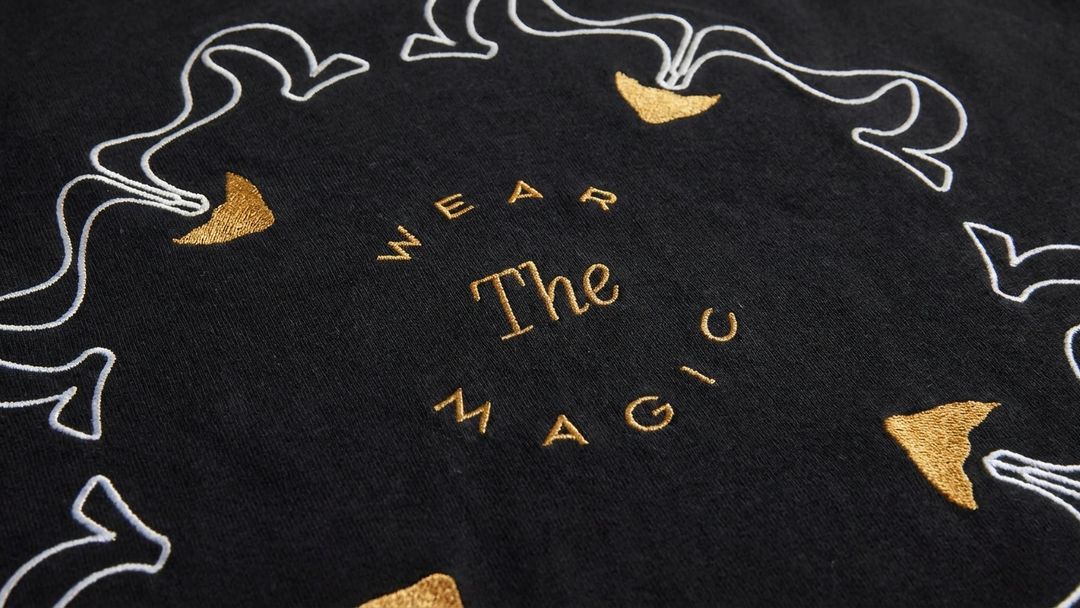 Black DOSE embroidered t-shirt