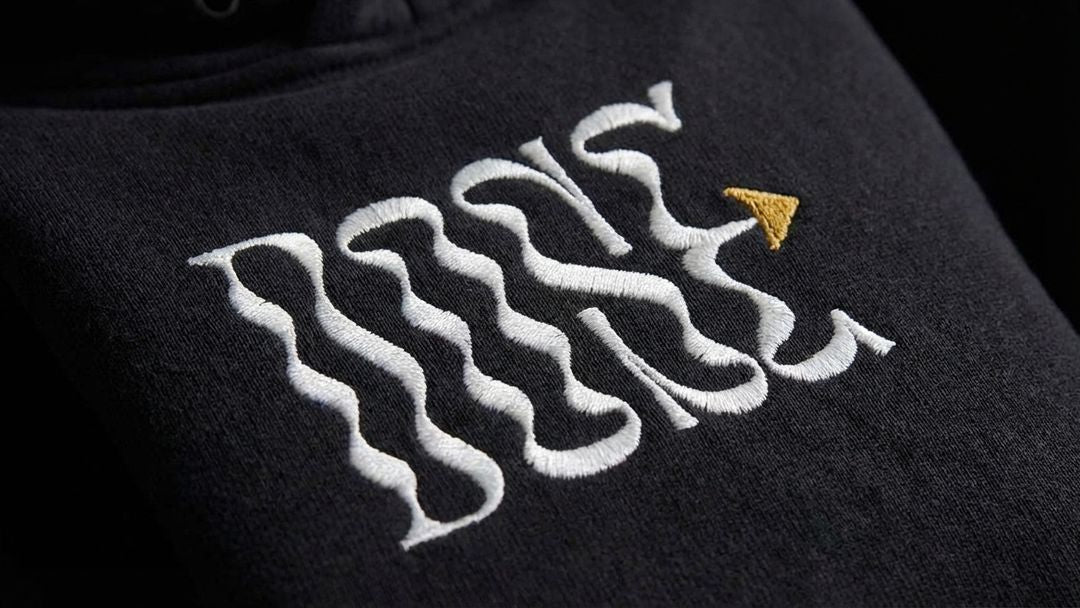 Black DOSE hoodie embroidered