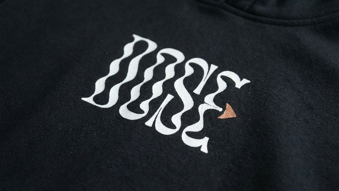 Black DOSE hoodie printed
