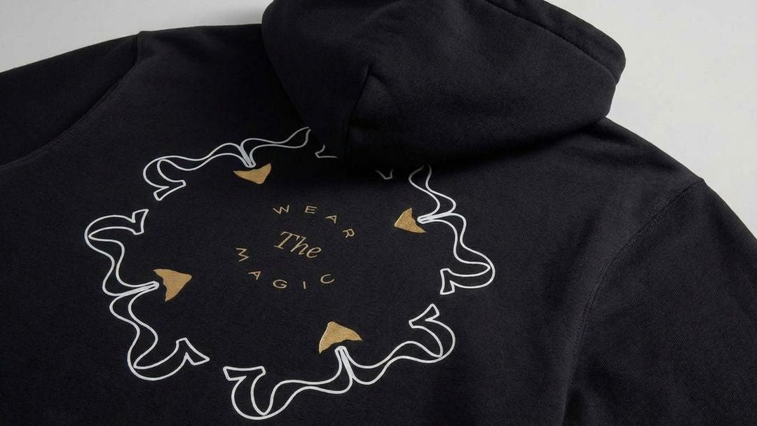 Black DOSE hoodie printed