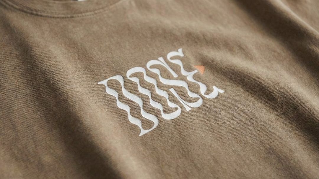 Brown acid wash DOSE t-shirt printed